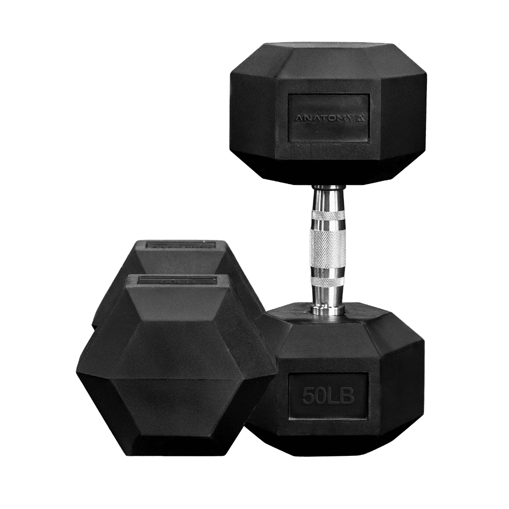 Hex Rubber Dumbbell Sets | Anatomy Fitness - Dumbbell Set - Anatomy Fitness