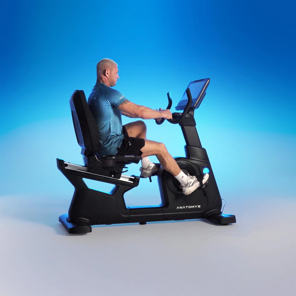 VELTRIX Touch Screen Recumbent Bike | Anatomy Fitness - Recumbent Bike - Anatomy Fitness