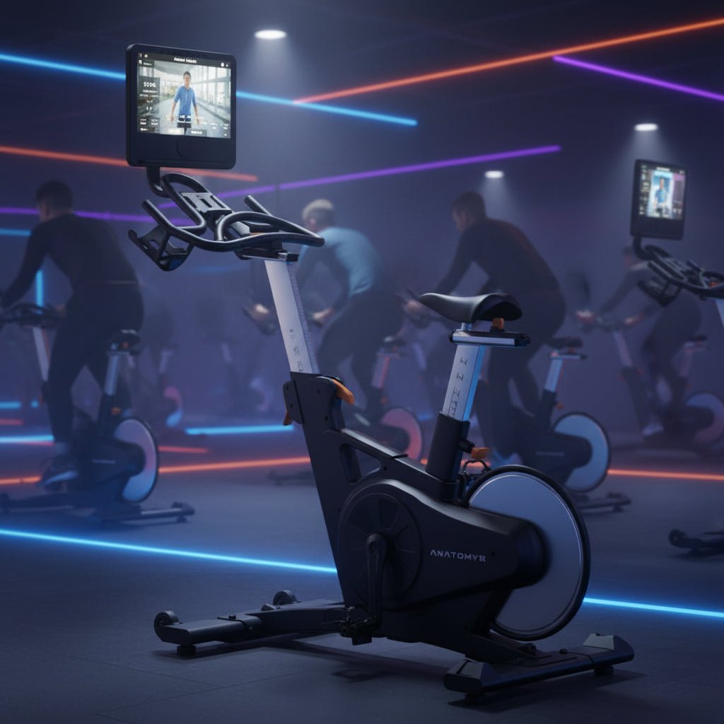 VELTRIX Touch Screen Studio Bike | Anatomy Fitness - Spin Bike - Anatomy Fitness