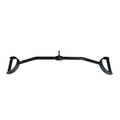 Power Systems Black Chrome 36" Cable Pro Style Lat Bar - Cable Attachment - Power Systems