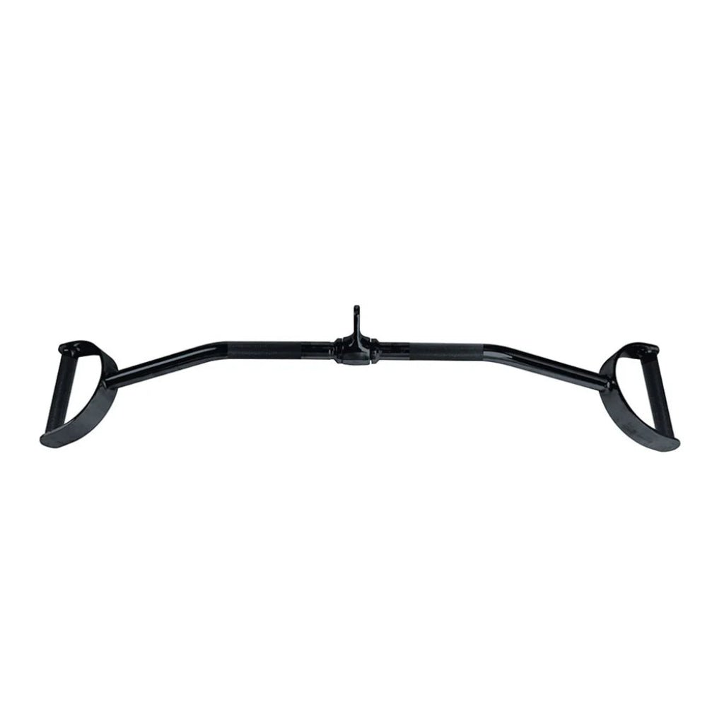 Power Systems Black Chrome 36" Cable Pro Style Lat Bar - Cable Attachment - Power Systems