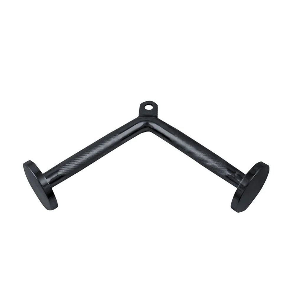 Power Systems Black Chrome Cable Tricep Pushdown Handle - Cable Attachment - Power Systems
