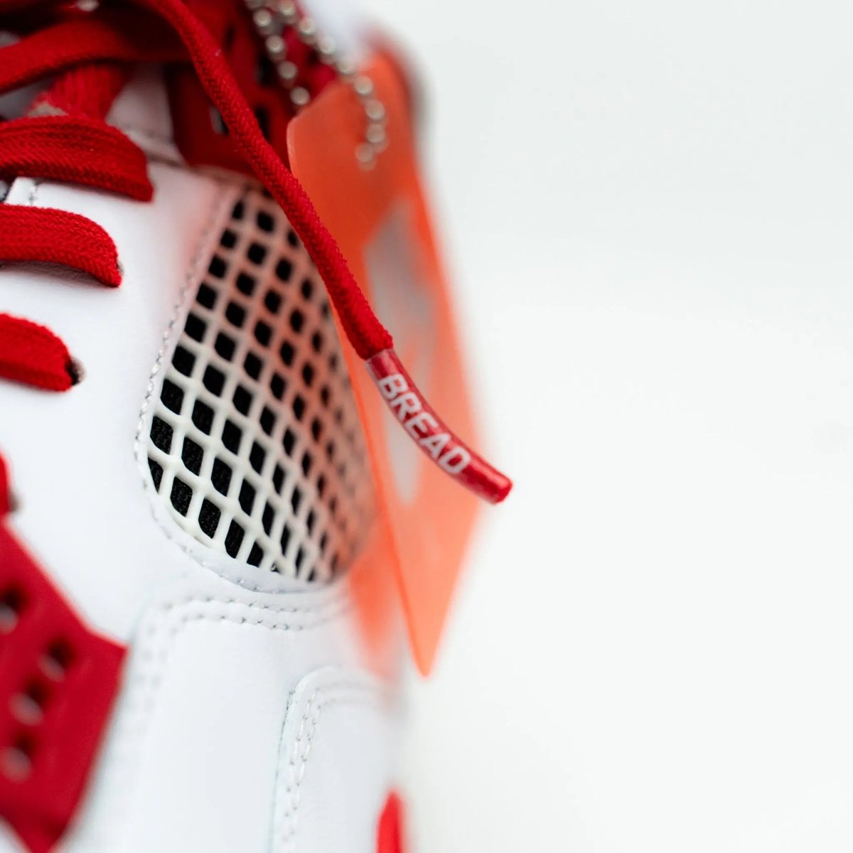 Bold Red Bread Elastic Shoelaces – Tie Once, Stay Tied - Elastic Shoelace - Bread