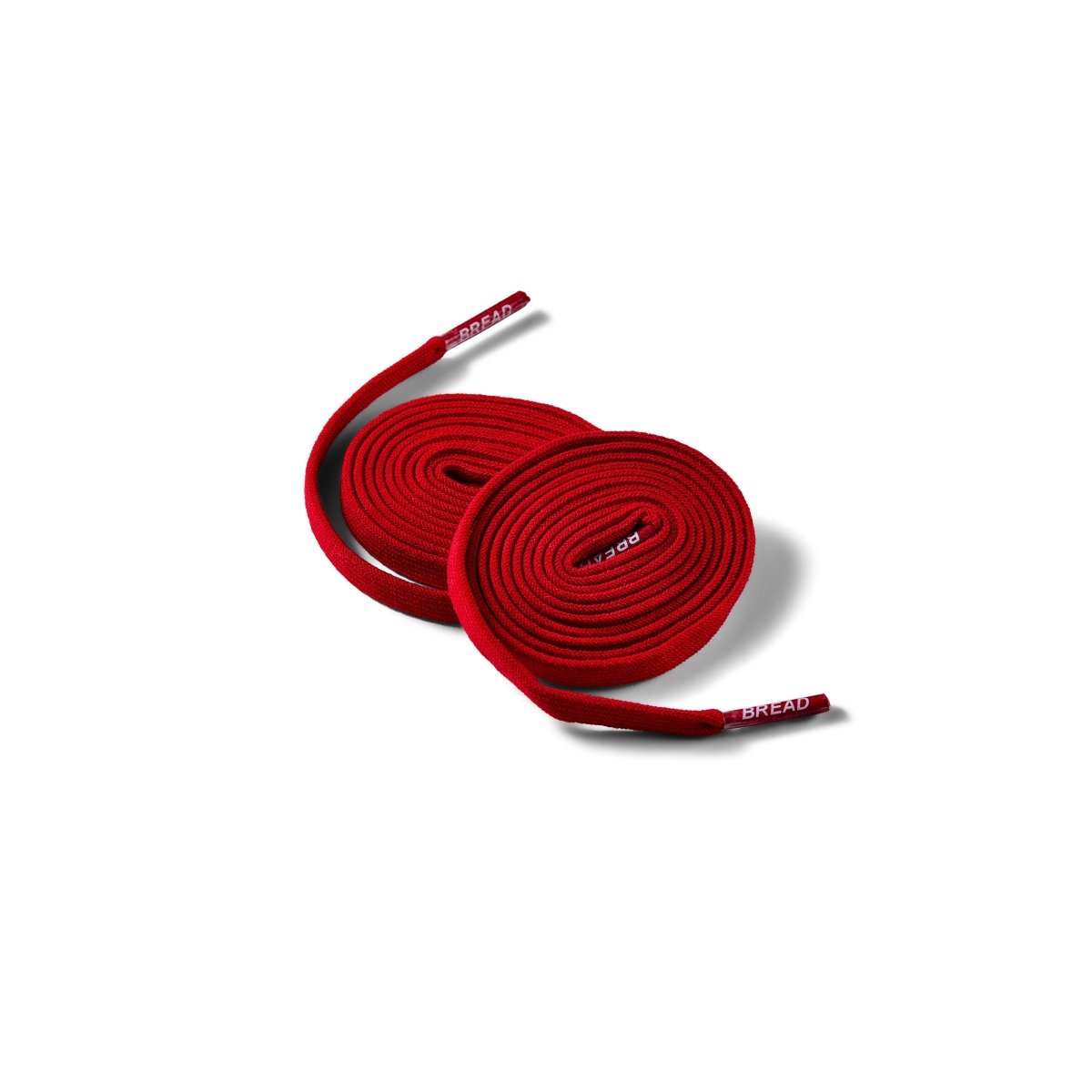 Bread - Bold Red Bread Elastic Shoelaces – Tie Once, Stay Tied - Elastic Shoelace