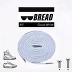 Cloud White Bread Elastic Shoelaces – Tie Once, Stay Tied - Elastic Shoelace - Bread