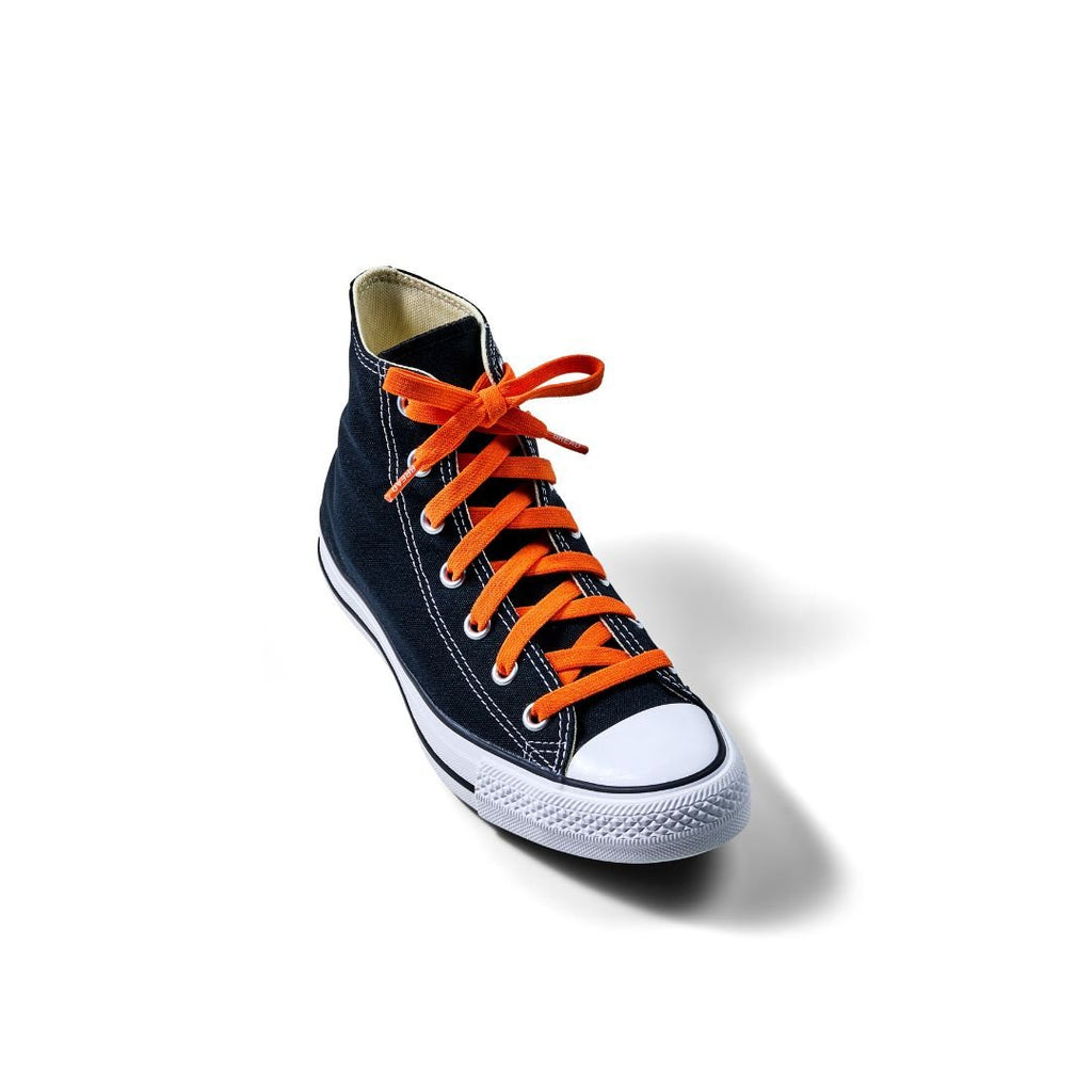 Coral Orange Bread Elastic Shoelaces – Tie Once, Stay Tied - Elastic Shoelace - Bread