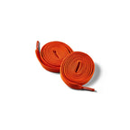 Coral Orange Bread Elastic Shoelaces – Tie Once, Stay Tied - Elastic Shoelace - Bread