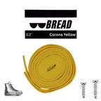 Corona Yellow Bread Elastic Shoelaces – Tie Once, Stay Tied - Elastic Shoelace - Bread