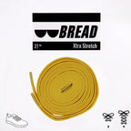 Corona Yellow Bread Elastic Shoelaces – Tie Once, Stay Tied - Elastic Shoelace - Bread