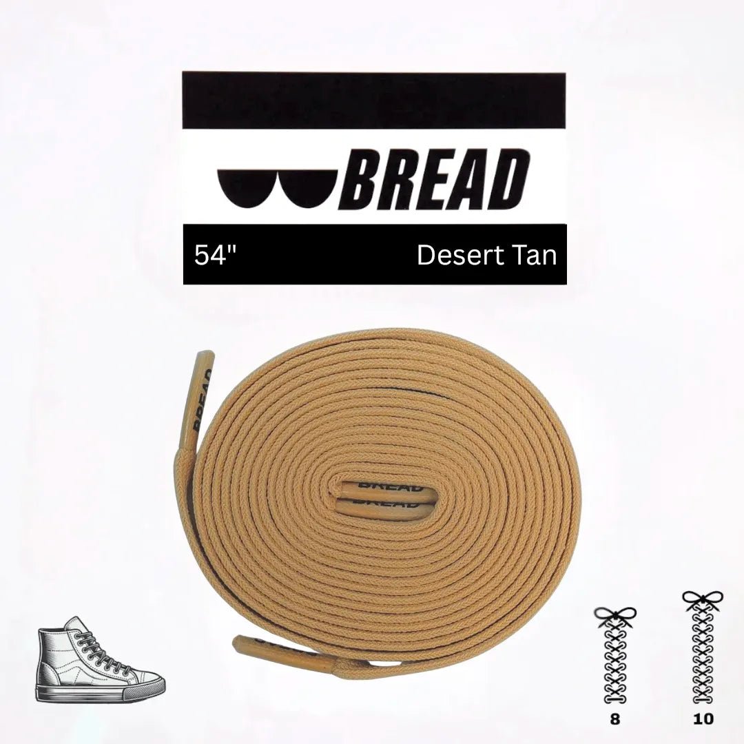 Desert Tan Elastic Shoelaces | Bread Laces - Elastic Shoelace - Bread