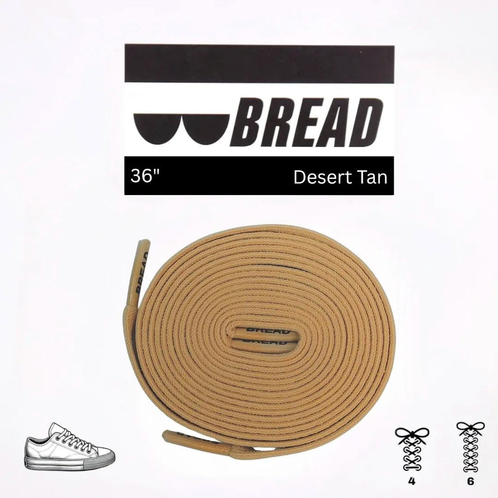 Desert Tan Elastic Shoelaces | Bread Laces - Elastic Shoelace - Bread