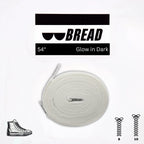 Glow in the Dark Elastic Shoelaces | Bread - Elastic Shoelace - Bread
