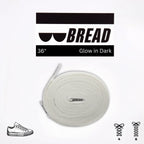 Glow in the Dark Elastic Shoelaces | Bread - Elastic Shoelace - Bread