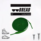 Lucky Green Bread Elastic Shoelaces – Tie Once, Stay Tied - Elastic Shoelace - Bread