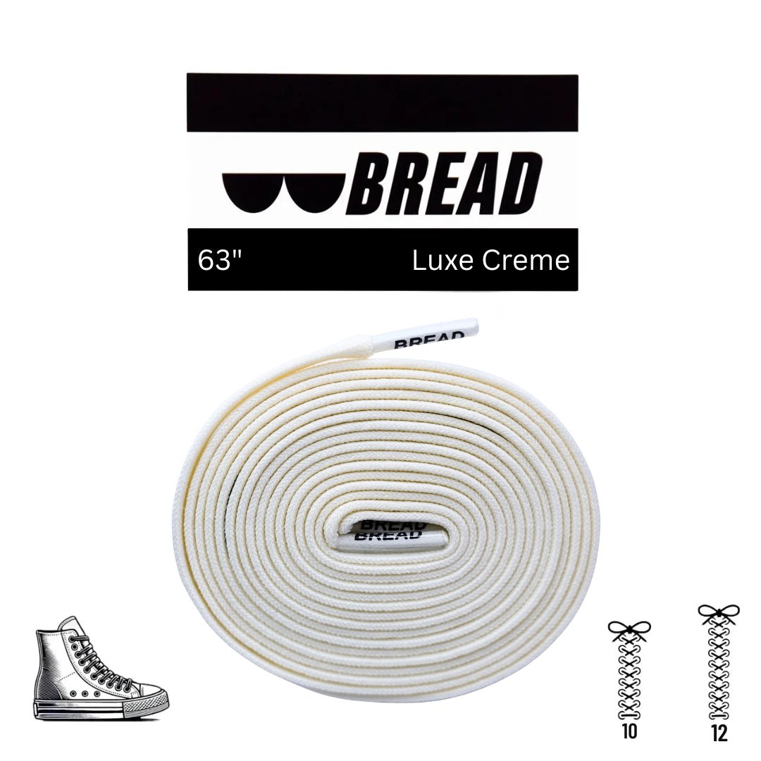 Luxe Creme Elastic Shoelaces | Bread Laces - Elastic Shoelace - Bread