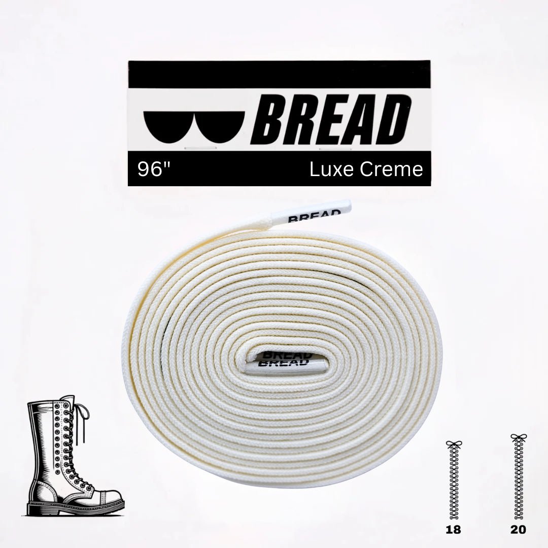 Luxe Creme Elastic Shoelaces | Bread Laces - Elastic Shoelace - Bread