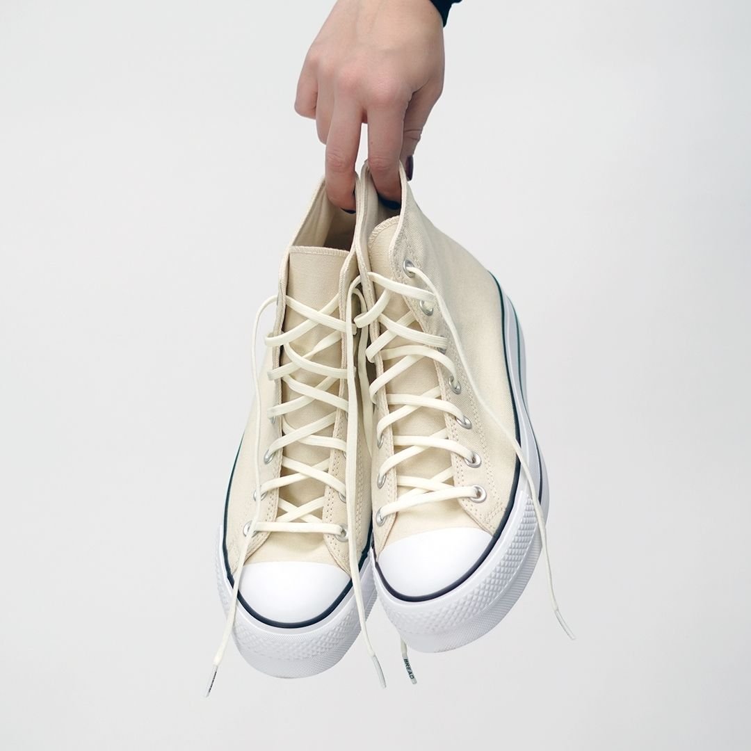 Luxe Creme Elastic Shoelaces | Bread Laces - Elastic Shoelace - Bread