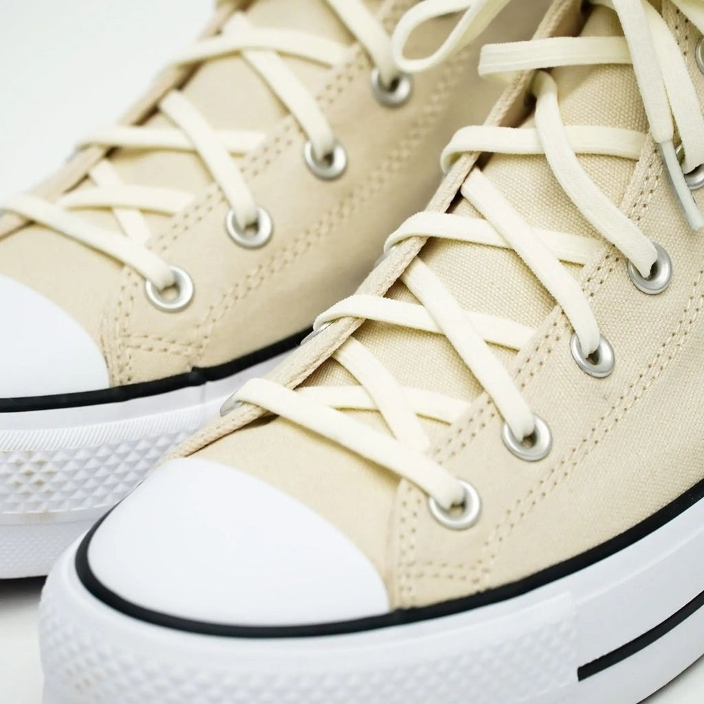Luxe Creme Elastic Shoelaces | Bread Laces - Elastic Shoelace - Bread