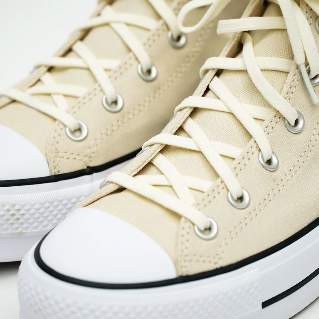 Luxe Creme Elastic Shoelaces | Bread Laces - Elastic Shoelace - Bread