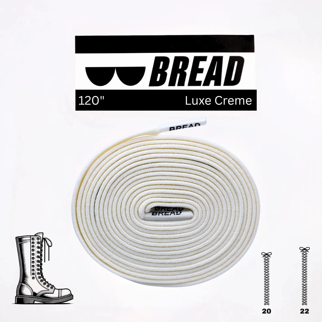 Luxe Creme Elastic Shoelaces | Bread Laces - Elastic Shoelace - Bread