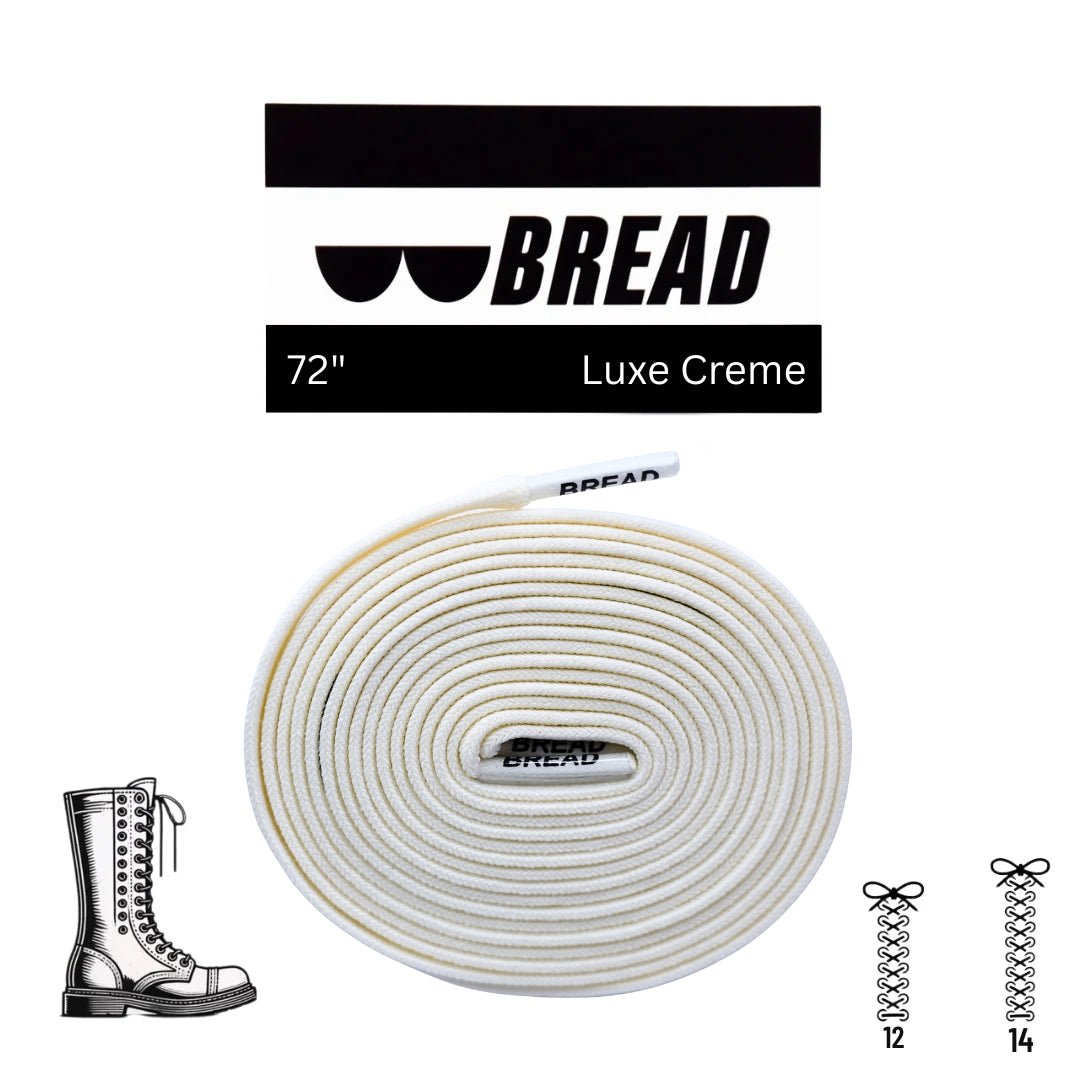 Luxe Creme Elastic Shoelaces | Bread Laces - Elastic Shoelace - Bread