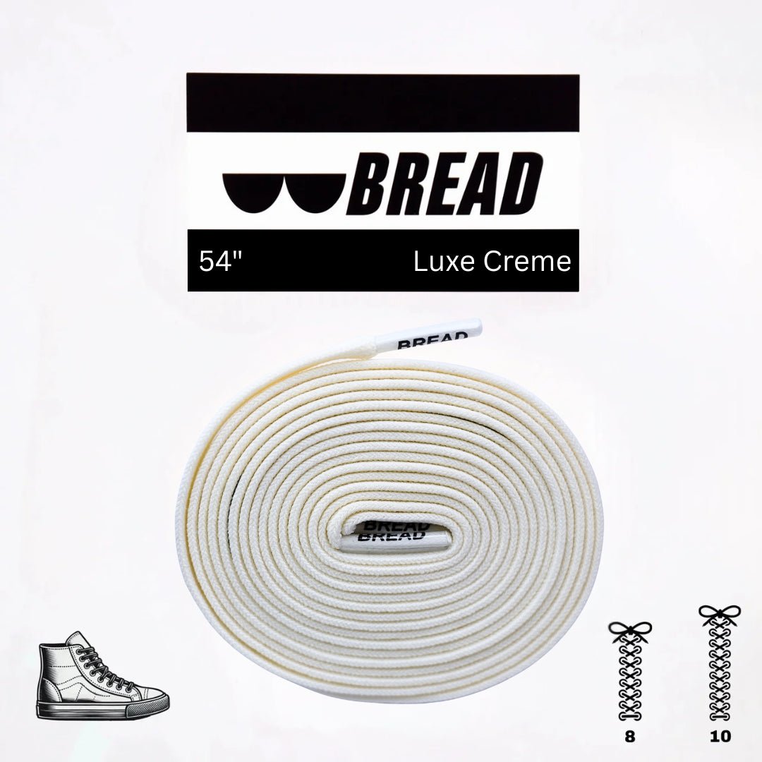 Luxe Creme Elastic Shoelaces | Bread Laces - Elastic Shoelace - Bread
