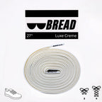 Luxe Creme Elastic Shoelaces | Bread Laces - Elastic Shoelace - Bread