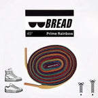 Prime Rainbow Bread Elastic Shoelaces – Tie Once, Stay Tied - Elastic Shoelace - Bread