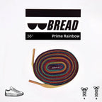 Prime Rainbow Bread Elastic Shoelaces – Tie Once, Stay Tied - Elastic Shoelace - Bread