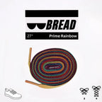 Prime Rainbow Bread Elastic Shoelaces – Tie Once, Stay Tied - Elastic Shoelace - Bread