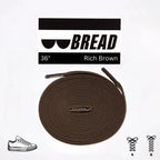 Rich Brown Elastic Shoelaces | Bread Laces - Elastic Shoelace - Bread