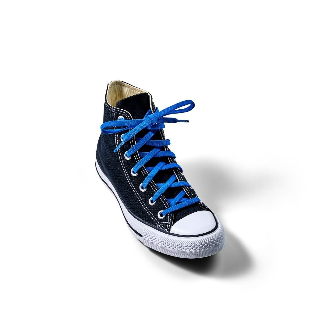 Sonic Blue Bread Elastic Shoelaces – Tie Once, Stay Tied - Elastic Shoelace - Bread