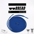 Sonic Blue Bread Elastic Shoelaces – Tie Once, Stay Tied - Elastic Shoelace - Bread