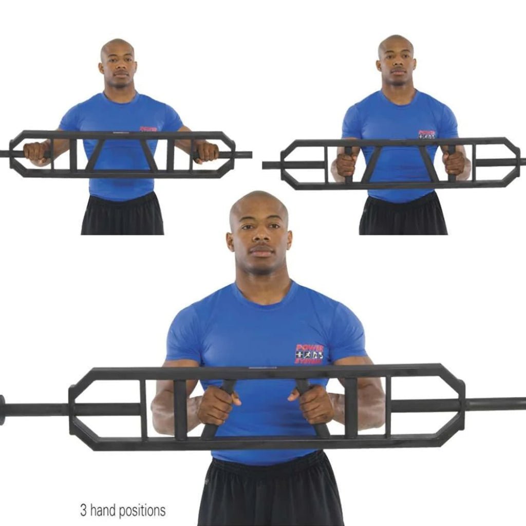 Power Systems Multi Grip Bar | Ergonomic Strength Barbell - Weight Bars - Power Systems