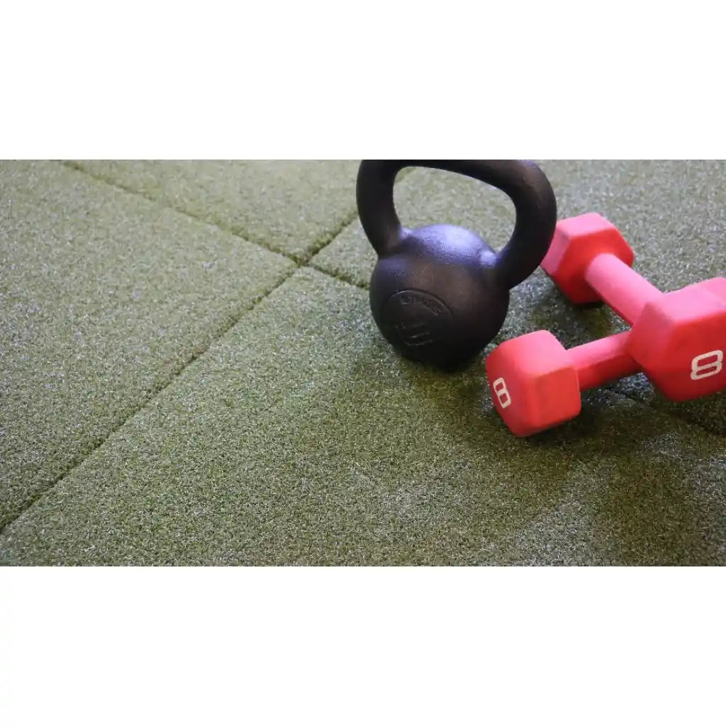 Molded Tile Gym Turf | Ecore RageTurf - Flooring - Ecore International