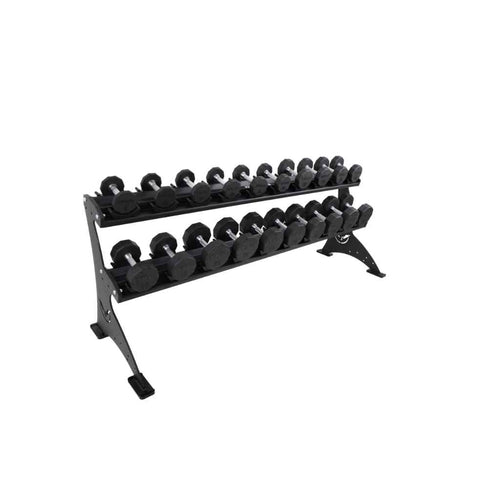 2 Tier Adjustable Saddle Rack | Defiant - Dumbbell Storage - Defiant Strength
