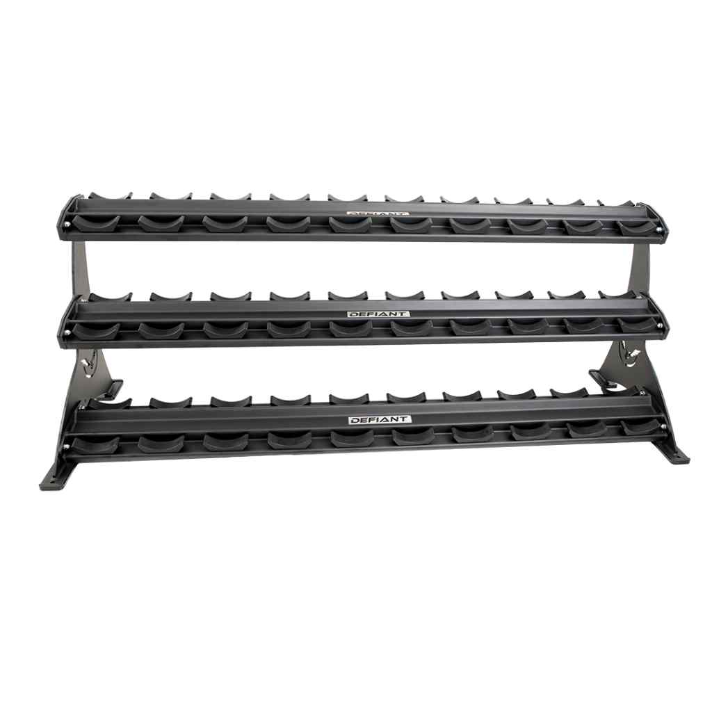 3 Tier Adjustable Saddle Rack | Defiant - Dumbbell Storage - Defiant Strength