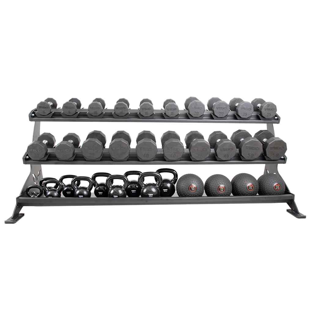 3 Tier Adjustable Saddle Rack | Defiant - Dumbbell Storage - Defiant Strength