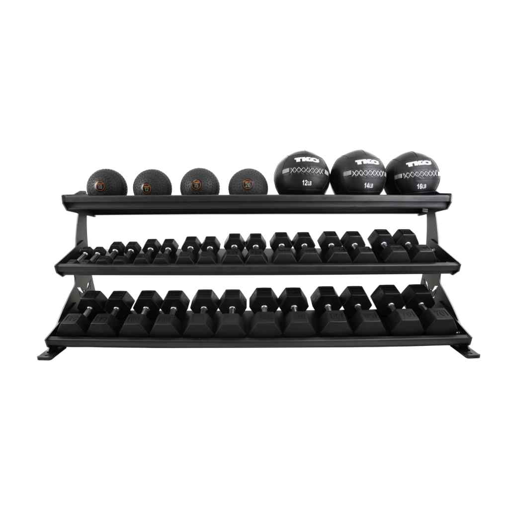 3 Tier Adjustable Tray Rack System | Defiant - Dumbbell Storage - Defiant Strength