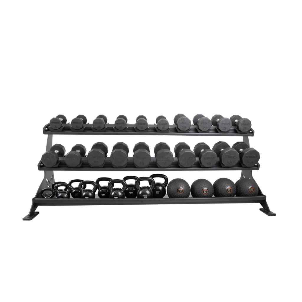 3 Tier Adjustable Tray Rack System | Defiant - Dumbbell Storage - Defiant Strength