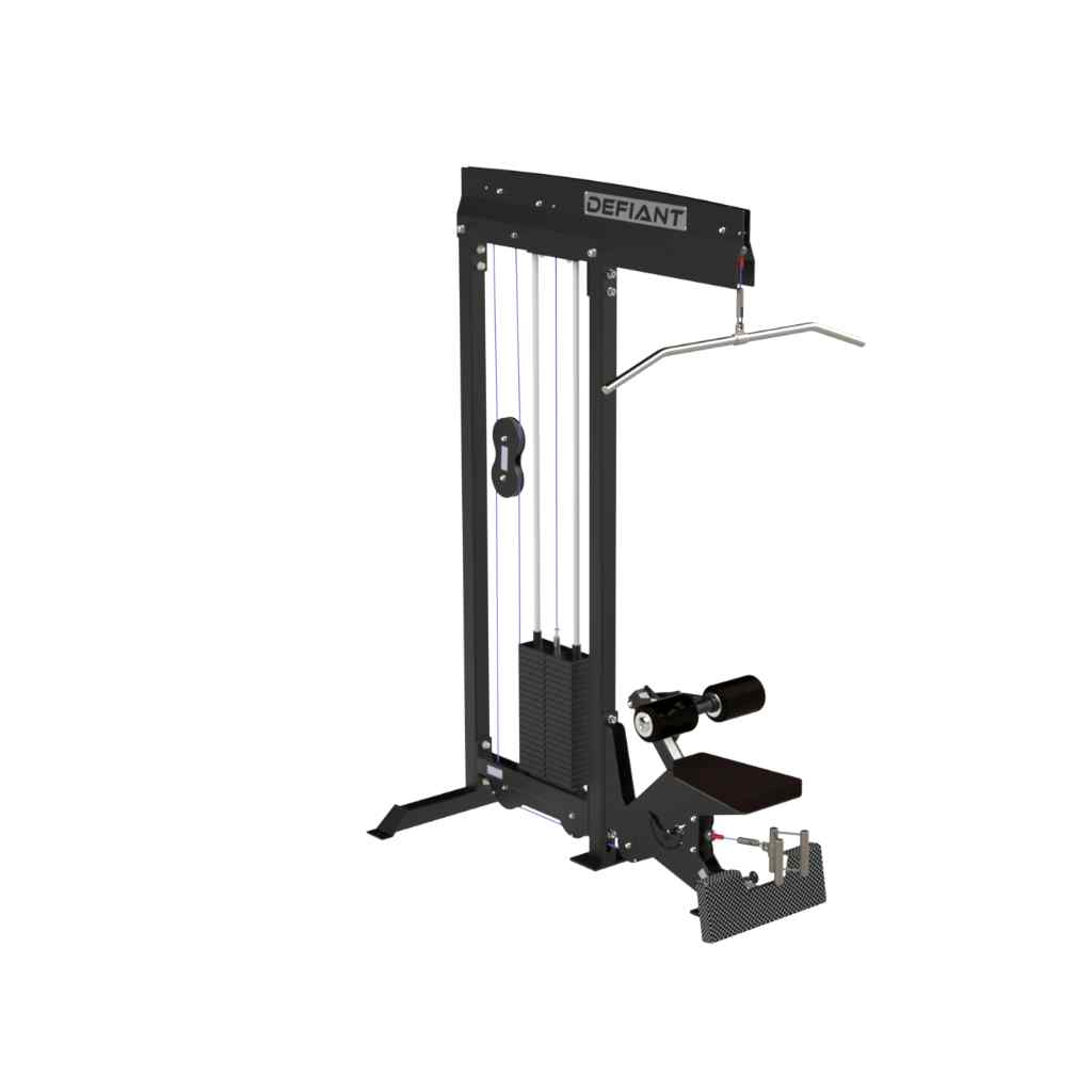 Lat Pulldown Low Row Combo Machine | Defiant - Selectorized - Defiant Strength