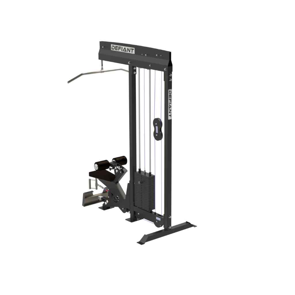 Lat Pulldown Low Row Combo Machine | Defiant - Selectorized - Defiant Strength