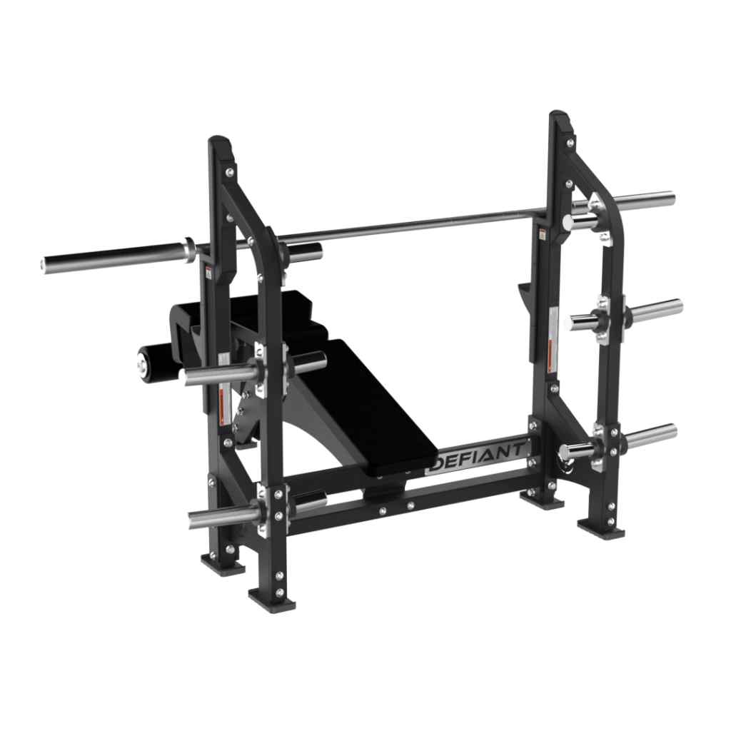 Olympic Decline Bench Press with Storage | Defiant Strength - Bench - Defiant Strength