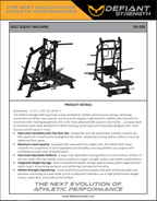Belt Squat Machine Lower Body Trainer | Defiant Strength - Plate Loaded - Defiant Strength
