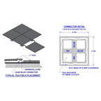 25.4mm Molded Tile Gym Flooring | Ecore Performance - Flooring - Ecore International