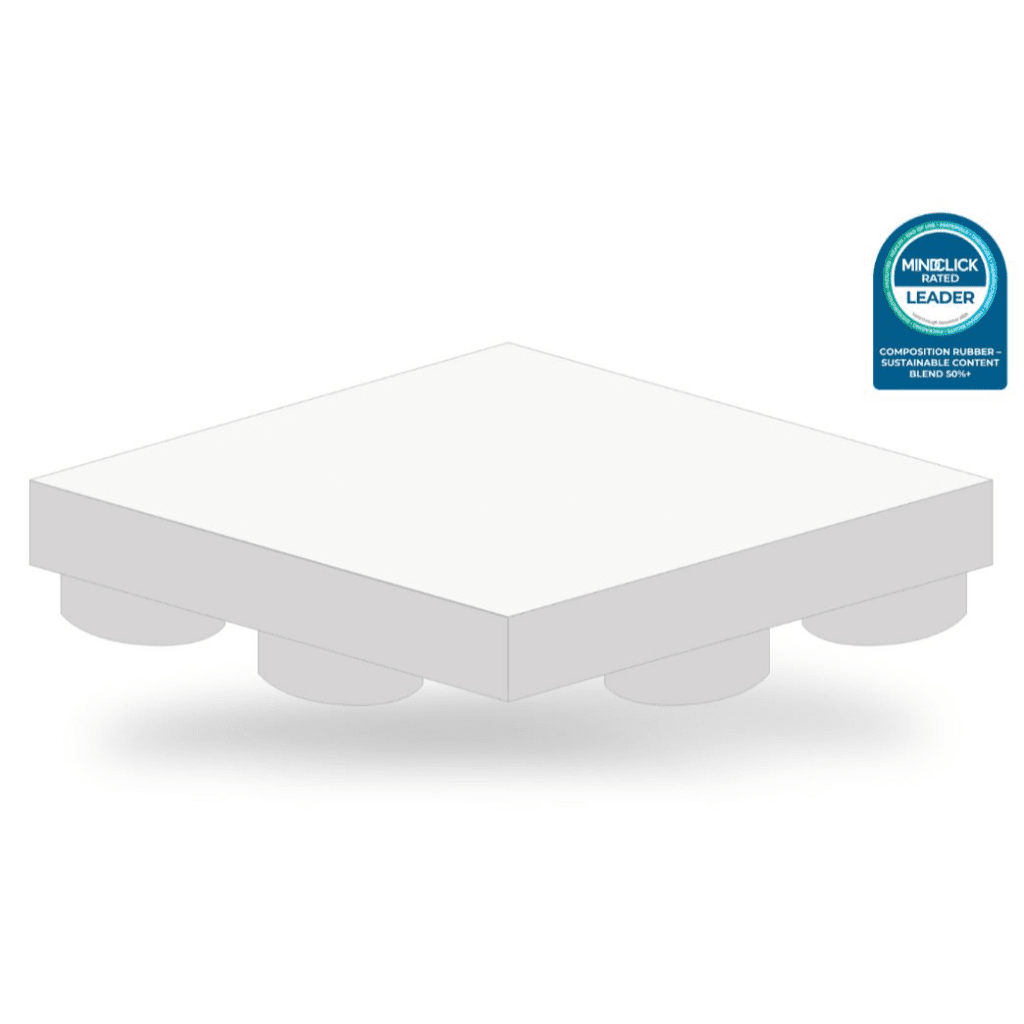 63.5mm Molded Tile Gym Flooring | Ecore dBTile - Flooring - Ecore International