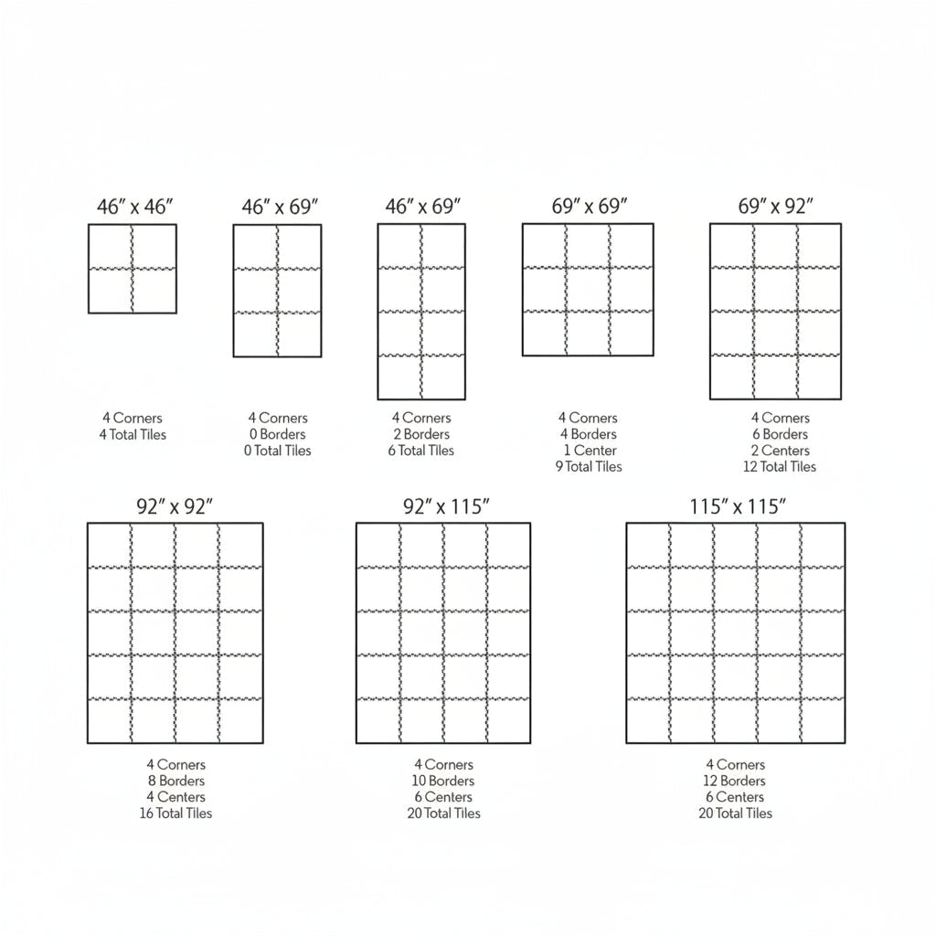 8mm Rubber Interlocking Tiles | Ecore Fit - Flooring - Ecore International