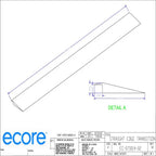 Straight Edge Flooring Transition | Ecore Accessory - Ecore Flooring Accessory - Ecore International