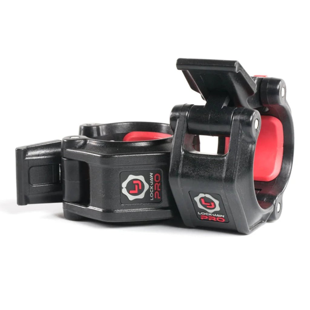 Lock - Jaw Pro Barbell Collar | Black Olympic Bar Clips - Clamps, Collars & Accessories - Power Systems