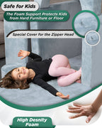 14-Piece Modular Kids Couch | Lunix - Children Furniture - Lunix